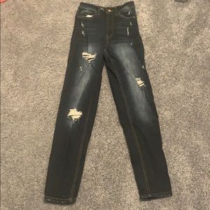 Dark High Waisted Jeans